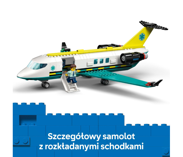 LEGO City 60465 Samolot pogotowia ratunkowego - 1331642 - zdjęcie 5